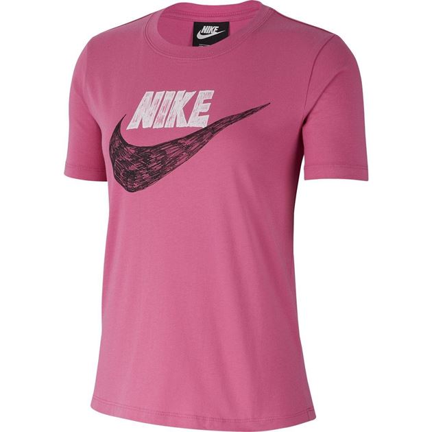 Bilde av Nike Women Pink Graphic T-Skjorte Dame