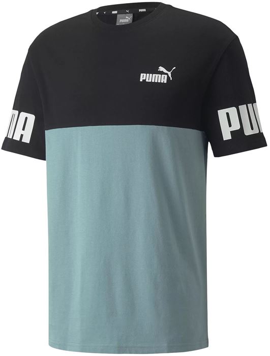 Bilde av Puma Power Colorblock T-skjorte