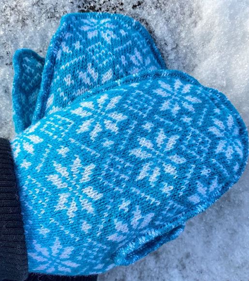 Picture of Men's mittens star pattern